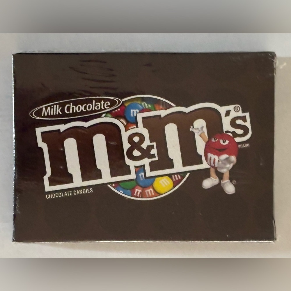 NWT - M&M Milk Chocolate Playing Cards, New, Sealed